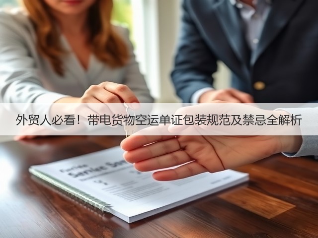 外贸人必看!带电货物空运单证包装规范及禁忌全解析(图1) 外贸人必看!带电货物空运单证包装规范及禁忌全解析(图1)