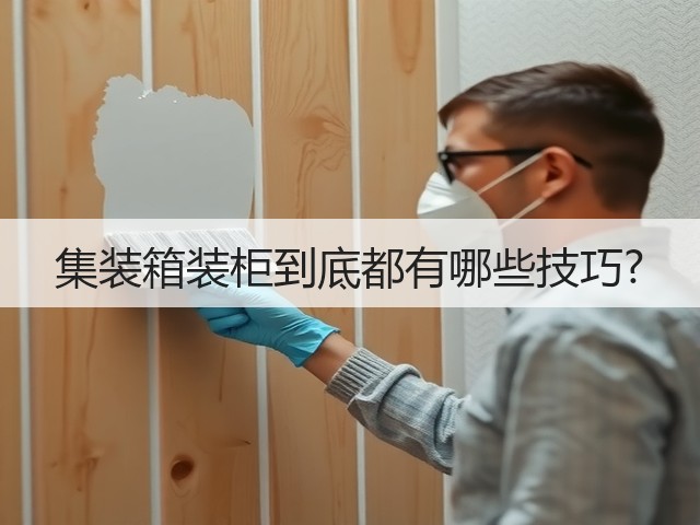集装箱装柜到底都有哪些技巧?(图2) 集装箱装柜到底都有哪些技巧?(图2)