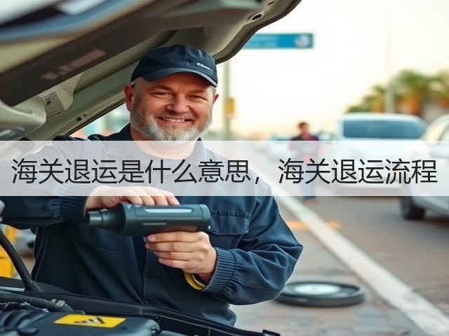 海关退运是什么意思,海关退运流程(图1) 海关退运是什么意思,海关退运流程(图1)