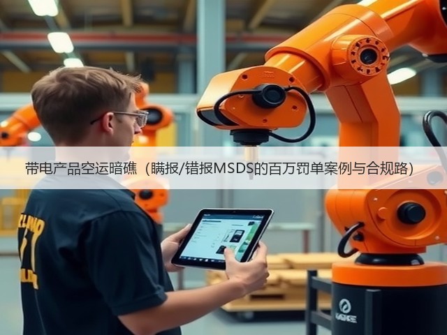 带电产品空运暗礁(瞒报/错报MSDS的百万罚单案例与合规路)(图1) 带电产品空运暗礁(瞒报/错报MSDS的百万罚单案例与合规路)(图1)