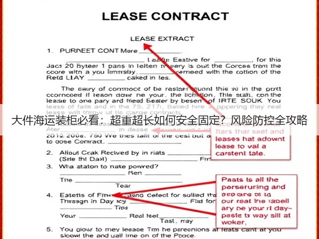 大件海运装柜必看:超重超长如何安全固定?风险防控全攻略(图2) 大件海运装柜必看:超重超长如何安全固定?风险防控全攻略(图2)