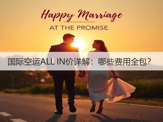 国际空运ALL IN价详解:哪些费用全包?(图3) 国际空运ALL IN价详解:哪些费用全包?(图3)