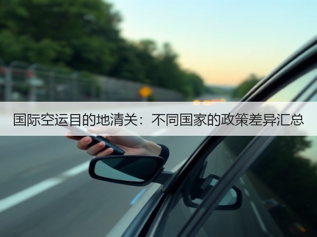 国际空运目的地清关:不同国家的政策差异汇总(图2) 国际空运目的地清关:不同国家的政策差异汇总(图2)