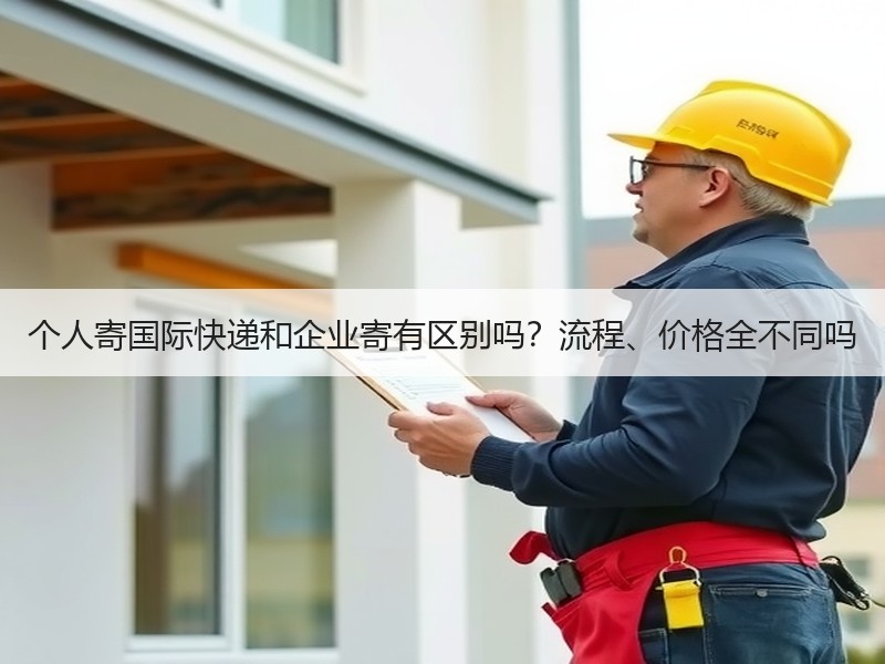 个人寄国际快递和企业寄有区别吗?流程、价格全不同吗 个人寄国际快递和企业寄有区别吗?流程、价格全不同吗