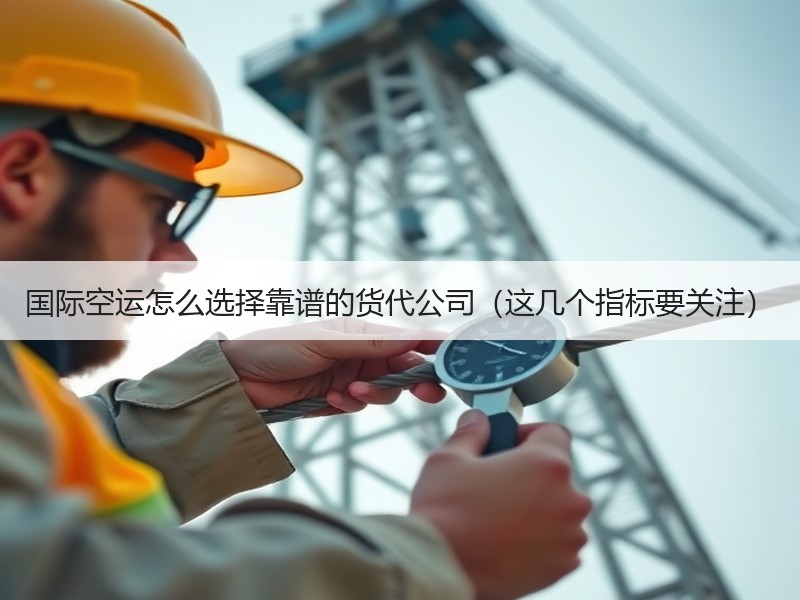 国际空运怎么选择靠谱的货代公司（这几个指标要关注）