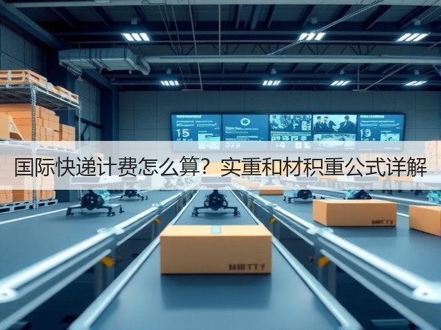 国际快递计费怎么算？实重和材积重公式详解(图1)