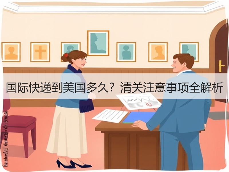 国际快递到美国多久？清关注意事项全解析