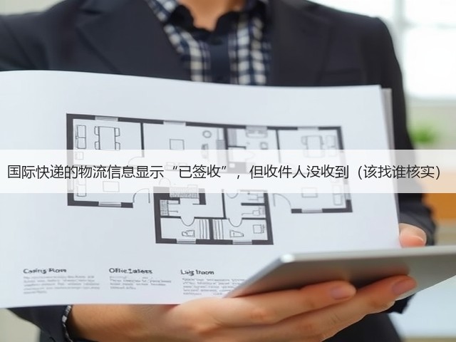 国际快递的物流信息显示“已签收”,但收件人没收到(该找谁核实)(图2) 国际快递的物流信息显示“已签收”,但收件人没收到(该找谁核实)(图2)