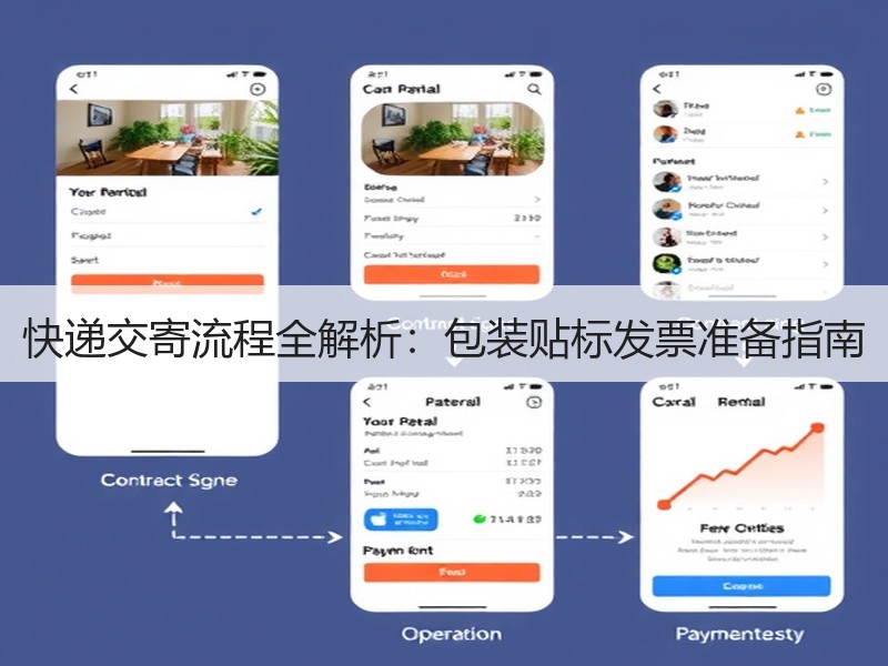 快递交寄流程全解析：包装贴标发票准备指南