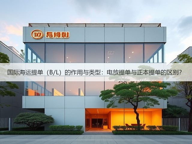 国际海运提单(B/L)的作用与类型:电放提单与正本提单的区别?(图1) 国际海运提单(B/L)的作用与类型:电放提单与正本提单的区别?(图1)