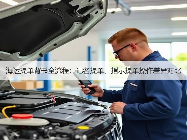 海运提单背书全流程：记名提单、指示提单操作差异对比(图3)