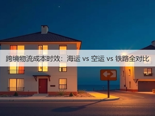 跨境物流成本时效:海运 vs 空运 vs 铁路全对比(图1) 跨境物流成本时效:海运 vs 空运 vs 铁路全对比(图1)