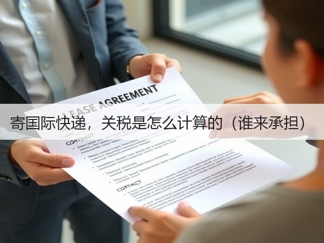 寄国际快递，关税是怎么计算的（谁来承担）(图1)