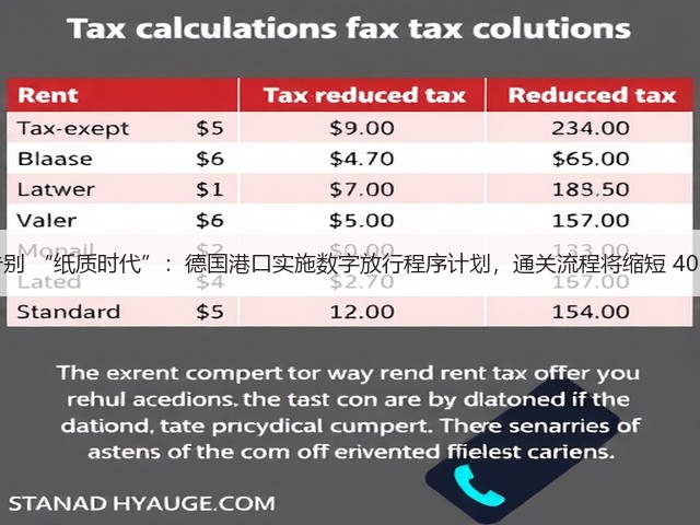 告别 “纸质时代”：德国港口实施数字放行程序计划，通关流程将缩短 40%(图3)