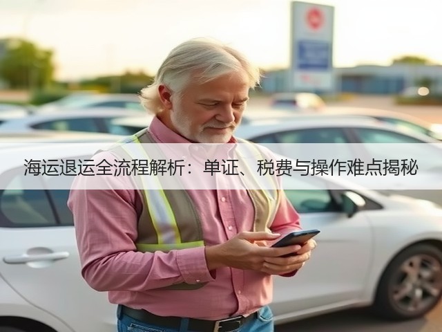 海运退运全流程解析:单证、税费与操作难点揭秘(图2) 海运退运全流程解析:单证、税费与操作难点揭秘(图2)