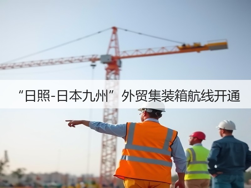 “日照-日本九州”外贸集装箱航线开通