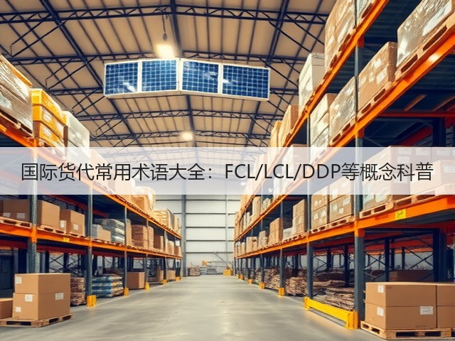 国际货代常用术语大全:FCL/LCL/DDP等概念科普(图2) 国际货代常用术语大全:FCL/LCL/DDP等概念科普(图2)