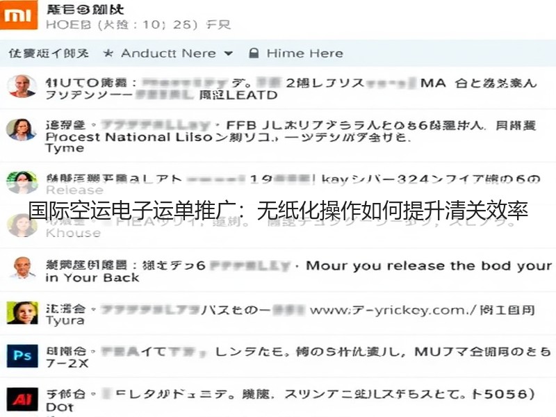 国际空运电子运单推广:无纸化操作如何提升清关效率 国际空运电子运单推广:无纸化操作如何提升清关效率