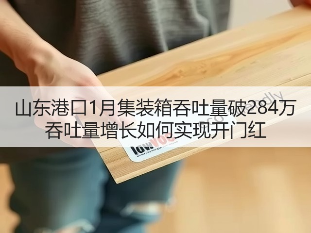 山东港口1月集装箱吞吐量破284万 吞吐量增长如何实现开门红(图1) 山东港口1月集装箱吞吐量破284万 吞吐量增长如何实现开门红(图1)
