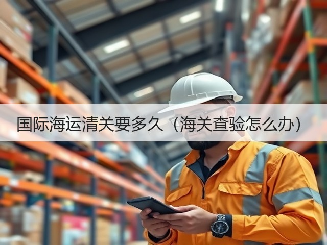 国际海运清关要多久(海关查验怎么办)(图3) 国际海运清关要多久(海关查验怎么办)(图3)