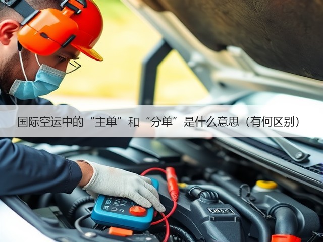 国际空运中的“主单”和“分单”是什么意思(有何区别)(图1) 国际空运中的“主单”和“分单”是什么意思(有何区别)(图1)
