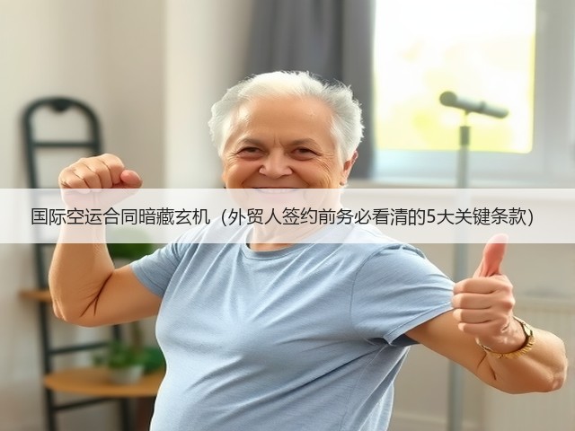国际空运合同暗藏玄机(外贸人签约前务必看清的5大关键条款)(图2) 国际空运合同暗藏玄机(外贸人签约前务必看清的5大关键条款)(图2)