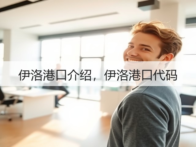 伊洛港口介绍,伊洛港口代码(图3) 伊洛港口介绍,伊洛港口代码(图3)