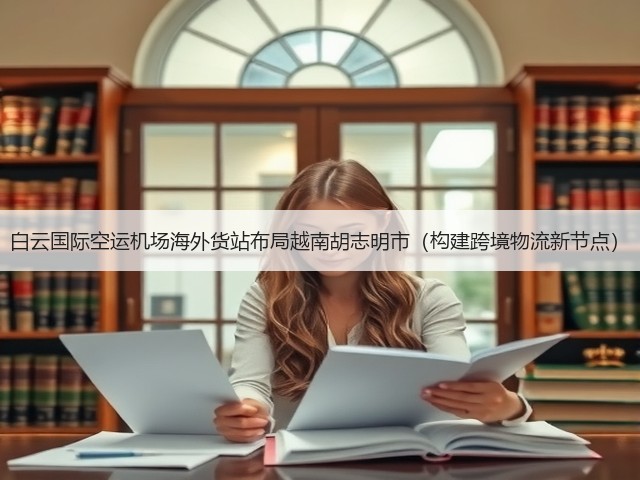白云国际空运机场海外货站布局越南胡志明市(构建跨境物流新节点)(图2) 白云国际空运机场海外货站布局越南胡志明市(构建跨境物流新节点)(图2)