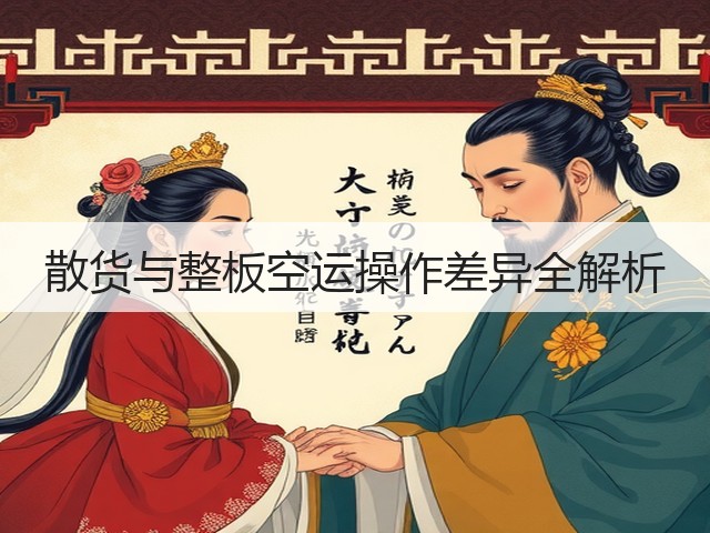 散货与整板空运操作差异全解析(图1) 散货与整板空运操作差异全解析(图1)