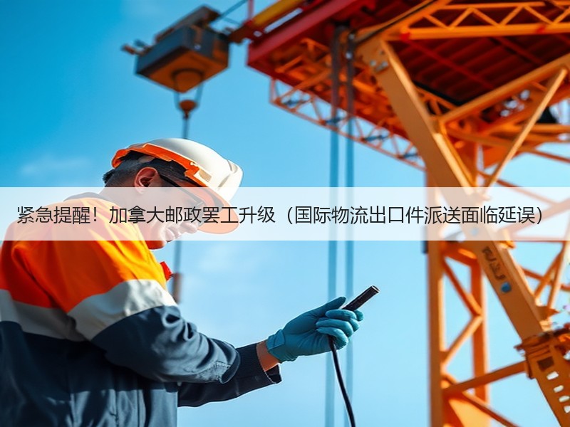 紧急提醒！加拿大邮政罢工升级（国际物流出口件派送面临延误）