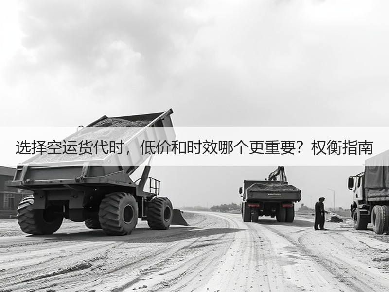 选择空运货代时,低价和时效哪个更重要?权衡指南 选择空运货代时,低价和时效哪个更重要?权衡指南