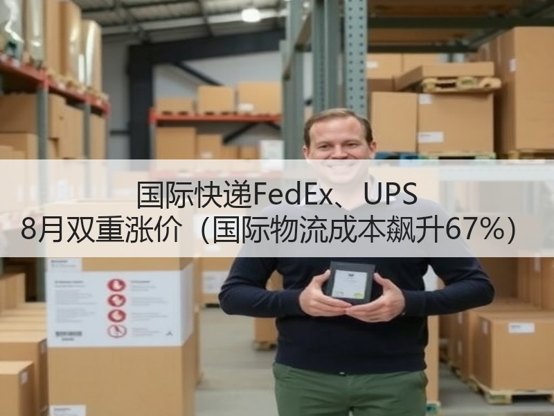 国际快递FedEx、UPS 8月双重涨价(国际物流成本飙升67%) 国际快递FedEx、UPS 8月双重涨价(国际物流成本飙升67%)