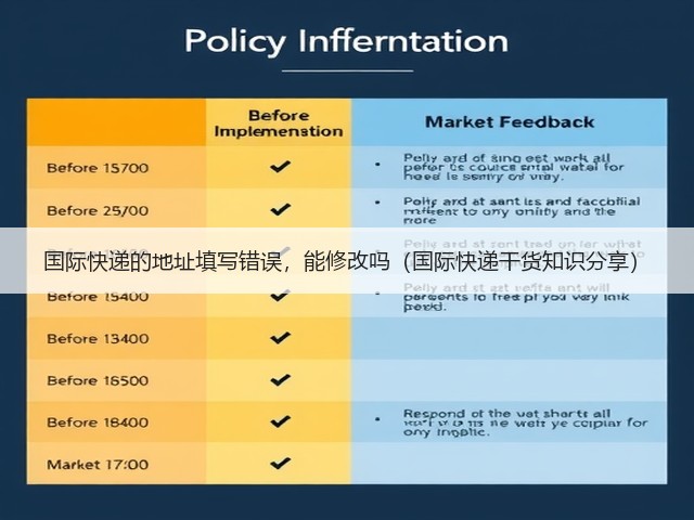 国际快递的地址填写错误,能修改吗(国际快递干货知识分享)(图1) 国际快递的地址填写错误,能修改吗(国际快递干货知识分享)(图1)