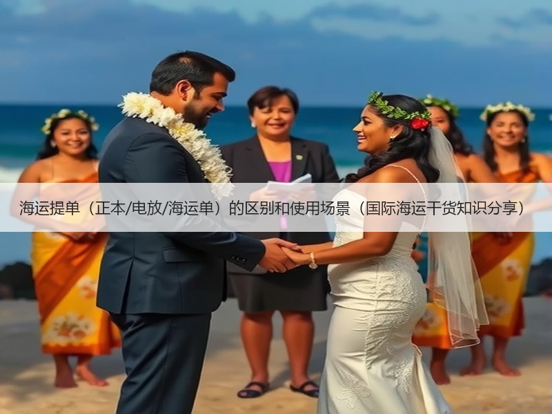 海运提单（正本/电放/海运单）的区别和使用场景（国际海运干货知识分享）