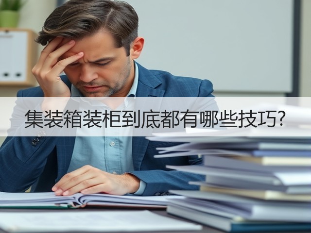 集装箱装柜到底都有哪些技巧?(图3) 集装箱装柜到底都有哪些技巧?(图3)