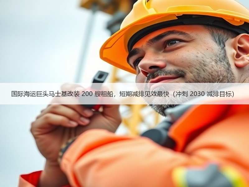 国际海运巨头马士基改装 200 艘租船,短期减排见效最快(冲刺 2030 减排目标) 国际海运巨头马士基改装 200 艘租船,短期减排见效最快(冲刺 2030 减排目标)
