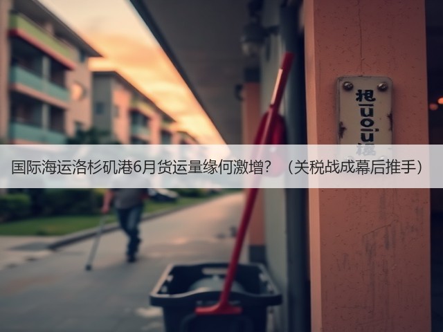 国际海运洛杉矶港6月货运量缘何激增?(关税战成幕后推手)(图1) 国际海运洛杉矶港6月货运量缘何激增?(关税战成幕后推手)(图1)