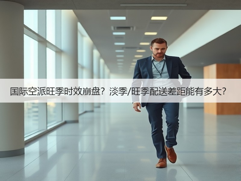 国际空派旺季时效崩盘?淡季/旺季配送差距能有多大? 国际空派旺季时效崩盘?淡季/旺季配送差距能有多大?