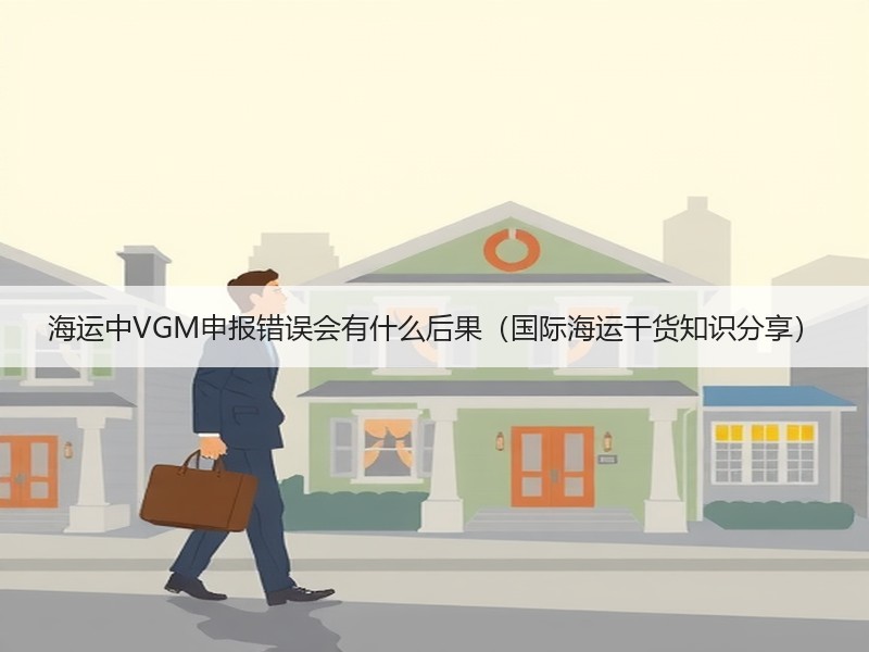 海运中VGM申报错误会有什么后果（国际海运干货知识分享）
