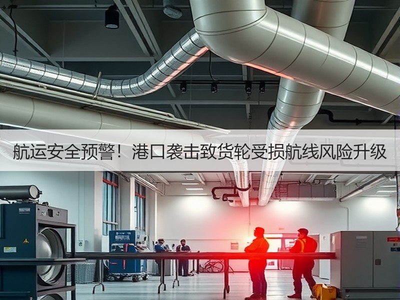 航运安全预警!港口袭击致货轮受损航线风险升级 航运安全预警!港口袭击致货轮受损航线风险升级
