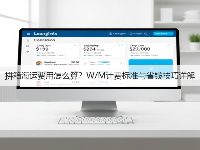 拼箱海运费用怎么算?W/M计费标准与省钱技巧详解(图1) 拼箱海运费用怎么算?W/M计费标准与省钱技巧详解(图1)