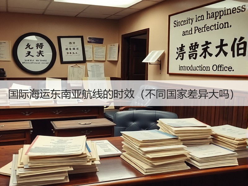 国际海运东南亚航线的时效（不同国家差异大吗）