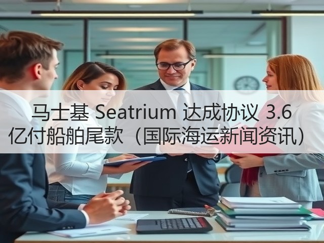 马士基 Seatrium 达成协议 3.6 亿付船舶尾款（国际海运新闻资讯）(图2)
