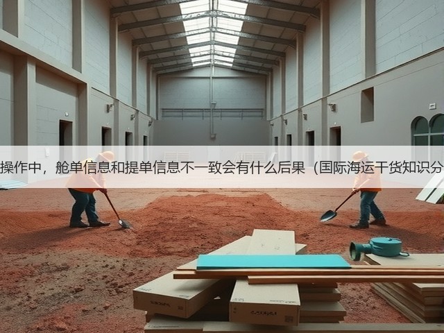 海运操作中,舱单信息和提单信息不一致会有什么后果(国际海运干货知识分享)(图3) 海运操作中,舱单信息和提单信息不一致会有什么后果(国际海运干货知识分享)(图3)