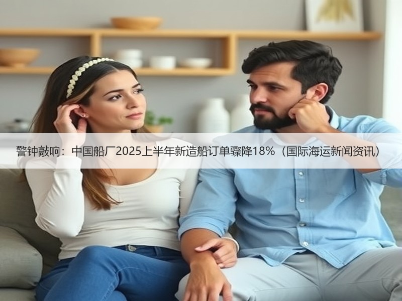 警钟敲响：中国船厂2025上半年新造船订单骤降18%（国际海运新闻资讯）