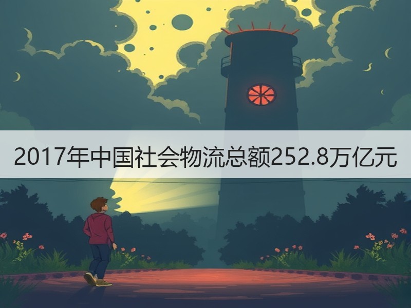 2017年中国社会物流总额252.8万亿元 2017年中国社会物流总额252.8万亿元
