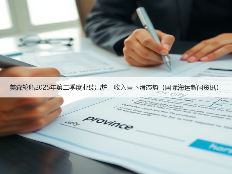 美森轮船2025年第二季度业绩出炉，收入呈下滑态势（国际海运新闻资讯）
