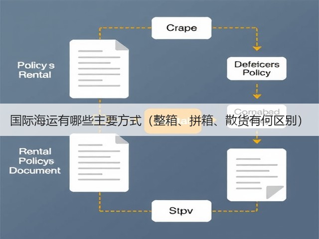 国际海运有哪些主要方式(整箱、拼箱、散货有何区别)(图1) 国际海运有哪些主要方式(整箱、拼箱、散货有何区别)(图1)