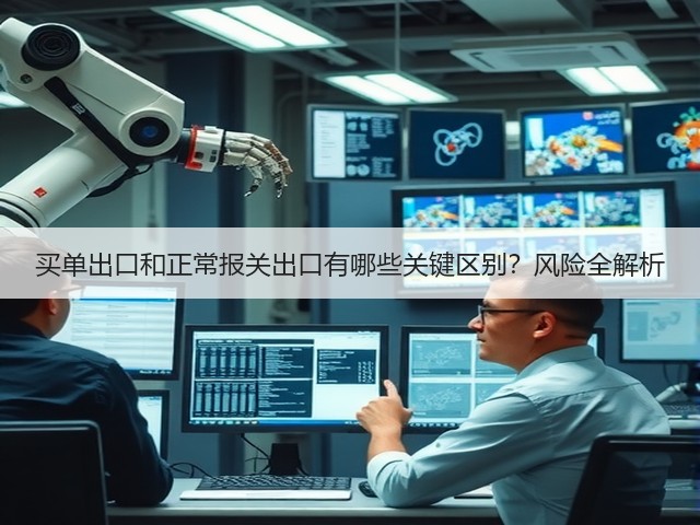 买单出口和正常报关出口有哪些关键区别？风险全解析(图1)