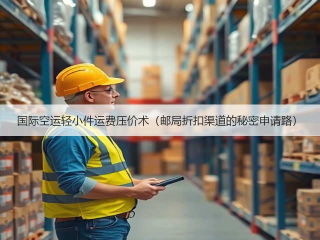 国际空运轻小件运费压价术(邮局折扣渠道的秘密申请路)(图1) 国际空运轻小件运费压价术(邮局折扣渠道的秘密申请路)(图1)